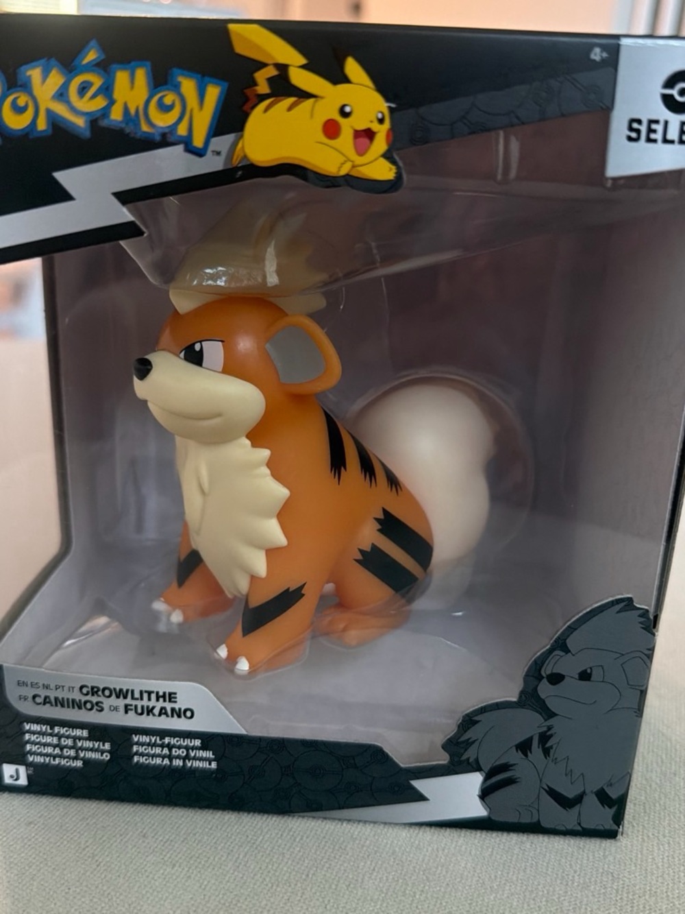 adidas Orange and Cream Growlithe Vinyl Figure